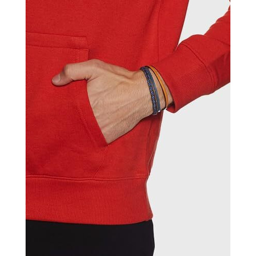 Adro Printed Cotton Hoodies For Men (H21-M-Nky-Rd_Red_S)