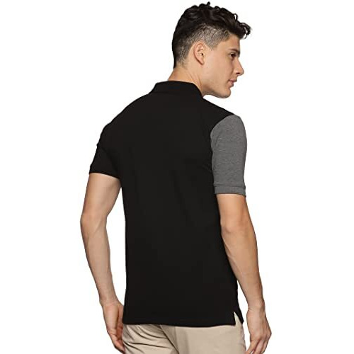 Adro Premium Cotton Multicolor Polo T-Shirt For Men (Pn23-S2-Bldg_Black_2Xl)