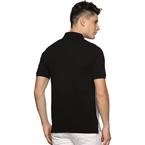 Adro Premium Cotton Multicolor Polo T-Shirt For Men (Pn23-S1-Blwhgr_Grey_M)