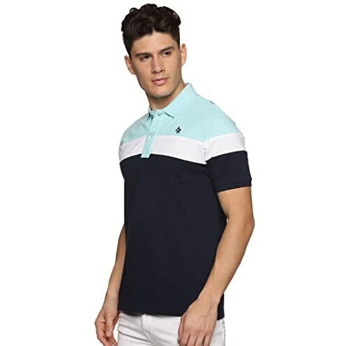 Adro Premium Cotton Multicolor Polo T-Shirt For Men (Pn23-S5-Miwhnb_Mint_S)
