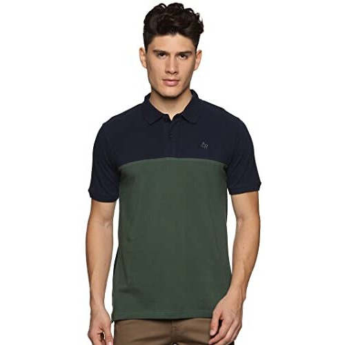 Adro Premium Cotton Multicolor Polo T-Shirt For Men (Pn23-S6-Nbsg_Stone Green_M)