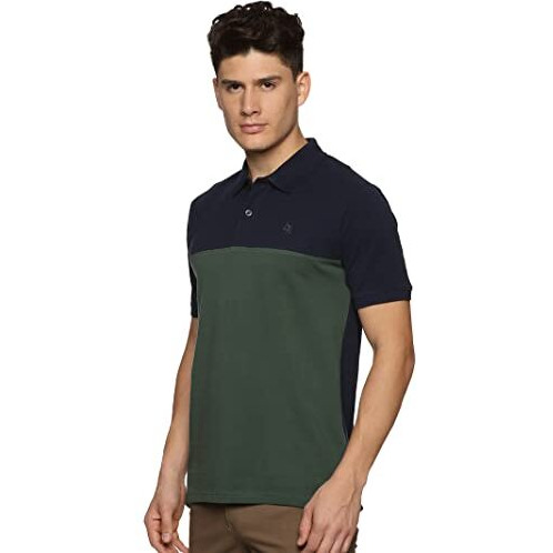 Adro Premium Cotton Multicolor Polo T-Shirt For Men (Pn23-S6-Nbsg_Stone Green_M)
