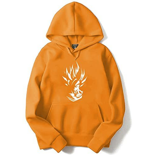Adro Men's Cotton Neck Hooded Sweatshirt (H21-M-Gok-Mu_Mustard_2Xl)