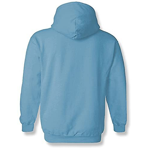 Adro Men's Cotton Peace Hooded Sweatshirt (H20-M-Pc-Sk_Skyblue_2Xl)