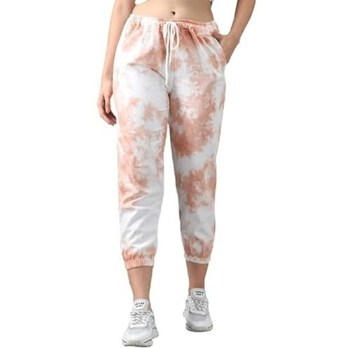 Dhruvi Trendz Womens Spandex Trousers Regular Fit Trousers (Dt-Tr-709_Orange_S)