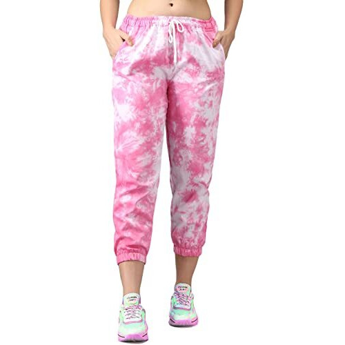Dhruvi Trendz Womens Spandex Trousers Regular Fit Trousers (Dt-Tr-706_Pink_L)
