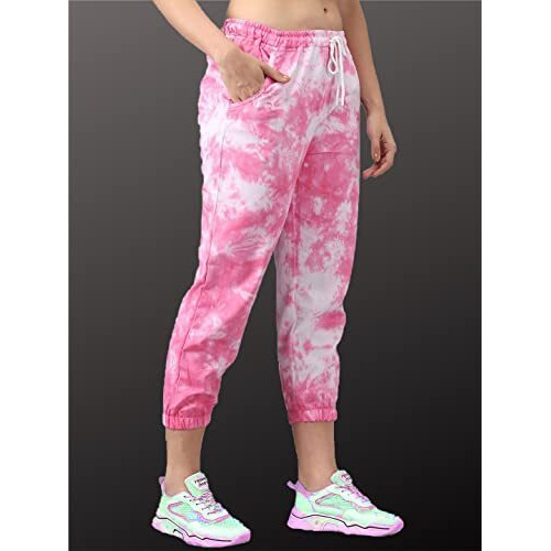 Dhruvi Trendz Womens Spandex Trousers Regular Fit Trousers (Dt-Tr-706_Pink_L)