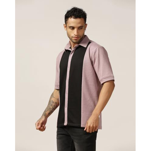 Leriya Fashion Men's Regular Fit Shirt (Lf-Ms-6172_Pink