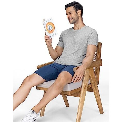 Xyxx Men's Cotton Solid Regular Fit T Shirt (Xy_Cr15_Tshirt_1_Heather Grey)