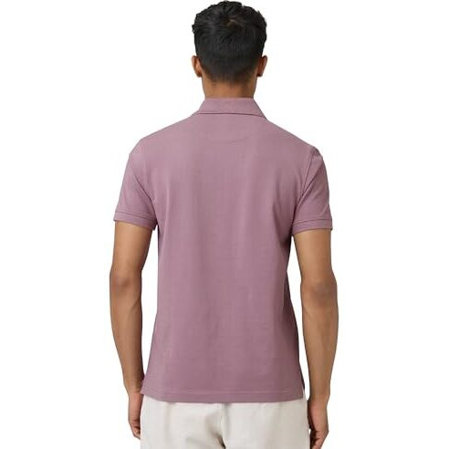 Xyxx Men's Cotton Solid Regular Fit T-Shirt (Xy_Cr14_Polo Tshirt_1_Rose Blush