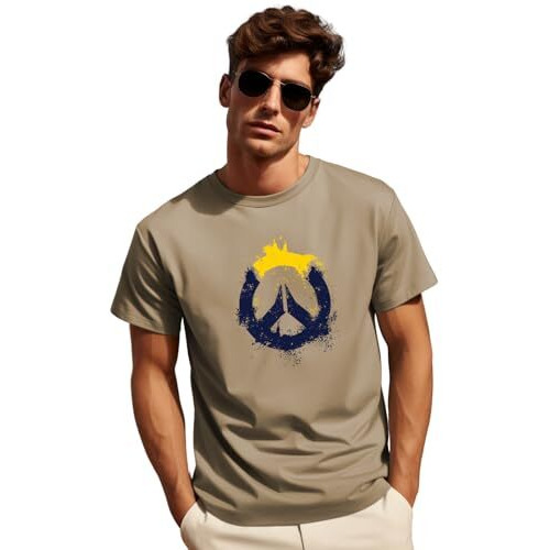 Adro Mens Printed T-Shirt For Men | R22-M-Pc-Be-S Beige