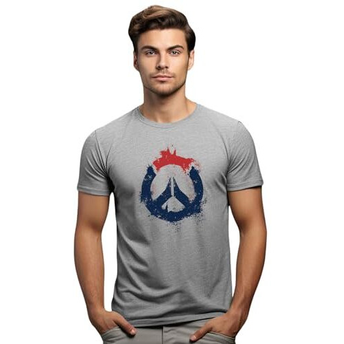 Adro Mens Printed T-Shirt For Men | R22-M-Pc-Gr-Xl Grey