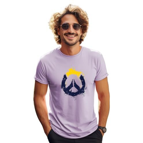 Adro Mens Printed T-Shirt For Men | R22-M-Pc-Pu-M Purple