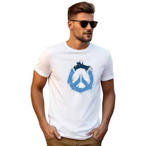Adro Mens Printed T-Shirt For Men | R22-M-Pc-Wh-Xl White