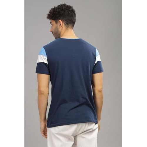 Adro Tshirt For Menmulti Color T-Shirt For Mencotton T-Shirtmens Tshirtrn8-24-Skwhnb-S