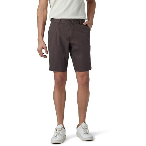 Xyxx Men Twill Cotton Chinos Shorts, Regular Fit, Solid, Pack Of 1, Cb1Sht06_34, Malt Brown, 34