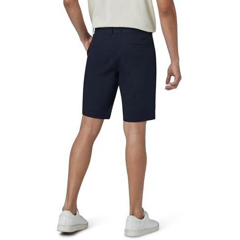 Xyxx Men Twill Cotton Chinos Shorts, Regular Fit, Solid, Pack Of 1, Cb1Sht02_36, Midnight Blue, 36