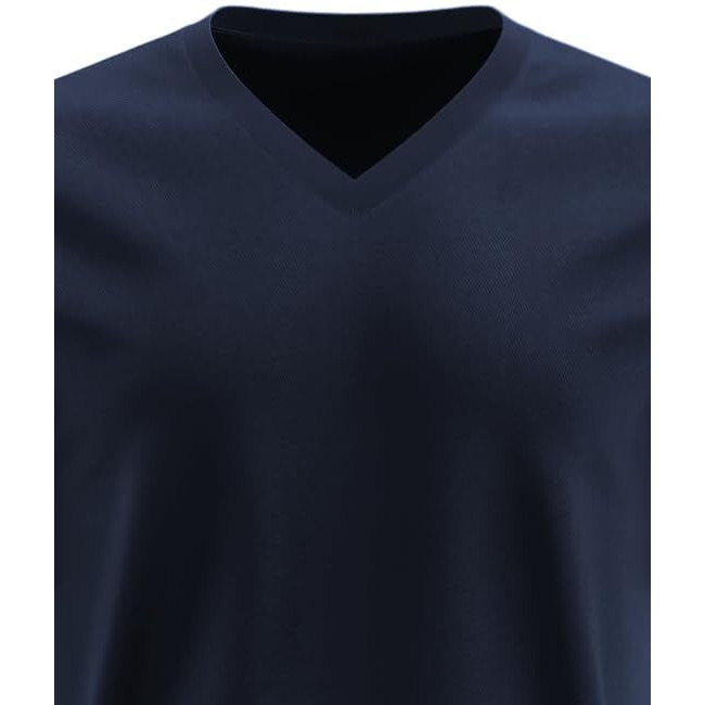 Adro Mens V Neck T-Shirt|100% Combed Cotton T-Shirt|V-Neck Half Sleeve T-Shirt|Vn24-M-Pln-Nb-Xl Navy