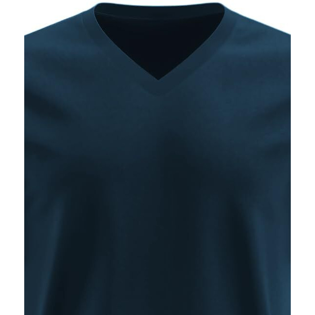 Adro Mens V Neck T-Shirt|100% Combed Cotton T-Shirt|V-Neck Half Sleeve T-Shirt|Vn24-M-Pln-Sb-Xl Teal
