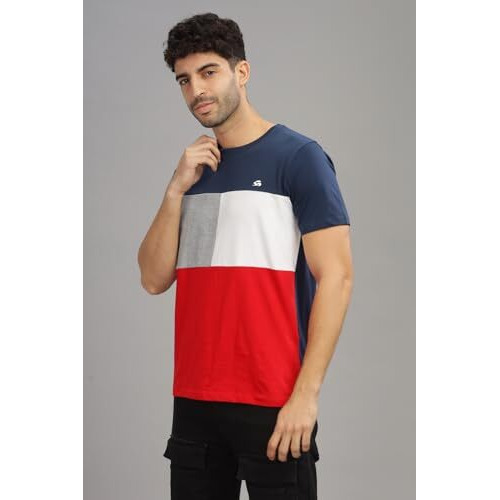 Adro Tshirt For Menmulti Color T-Shirt For Mencotton T-Shirtmens Tshirtrn8-24-Nbgrrd-Xl