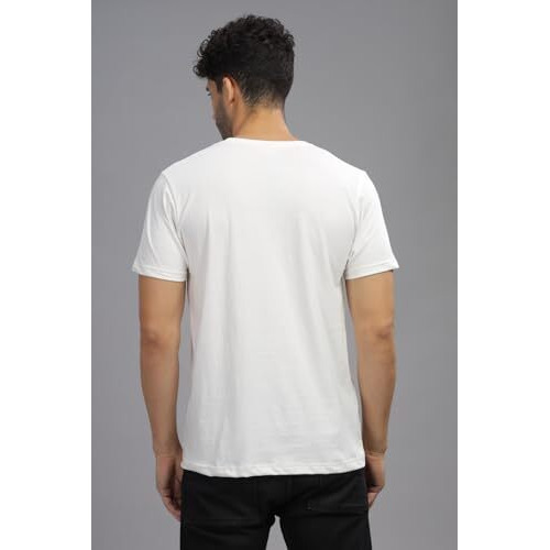 Adro Tshirt For Menmulti Color T-Shirt For Mencotton T-Shirtmens Tshirtrn8-24-Whbr-L