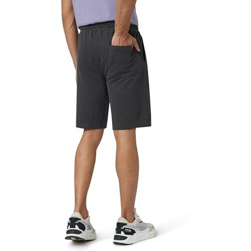 Xyxx Men Cotton Rich Shorts, Regular Fit, Solid, Pack Of 1, Xysht11S, Graphite Grey, S