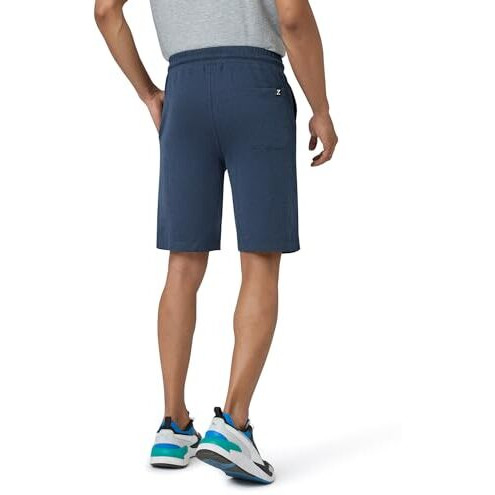 Xyxx Men Cotton Rich Shorts, Regular Fit, Solid, Pack Of 1, Xysht10S, Midnight Blue, S