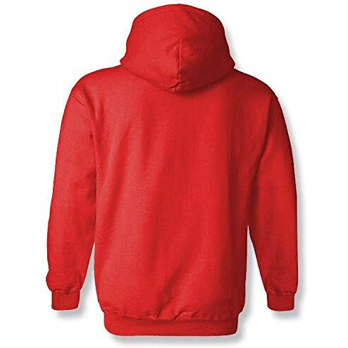 Adro Never Give Up Design Printed Hoodies/Sweatshirts For Men & Women (H20-M-Ngu-Rd_Red_Xl)