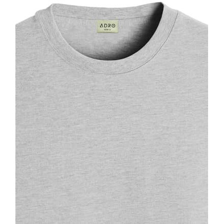 Adro Mens Smile Printed Cotton T-Shirt_Rn24-L2-Smile-Gr-2Xl Grey