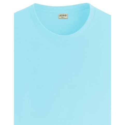 Adro Mens Smile Printed Cotton T-Shirt_Rn24-L2-Smile-Mi-M Mint