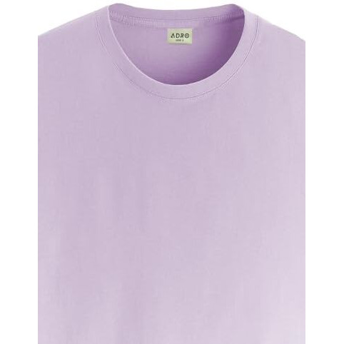 Adro Mens Smile Printed Cotton T-Shirt_Rn24-L2-Smile-Pu-S Purple