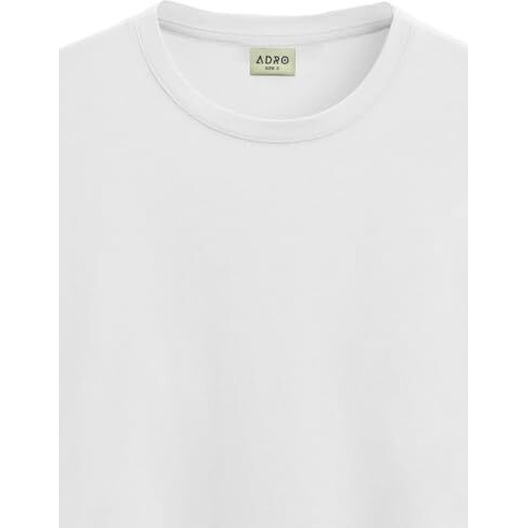 Adro Mens Smile Printed Cotton T-Shirt_Rn24-L2-Smile-Wh-Xl White