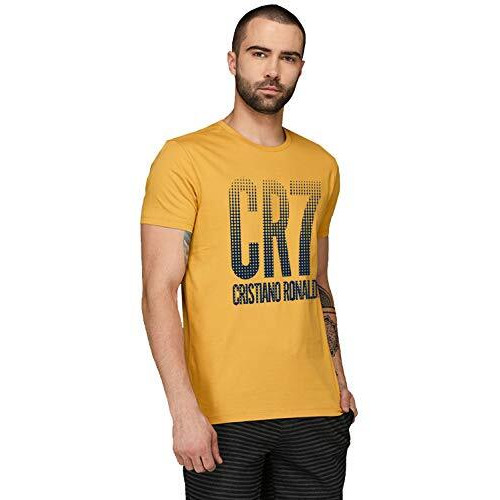 Adro Design Printed T-Shirts For Men & Women (Rnr-S35-Cr07-Mu_Mustard_L)