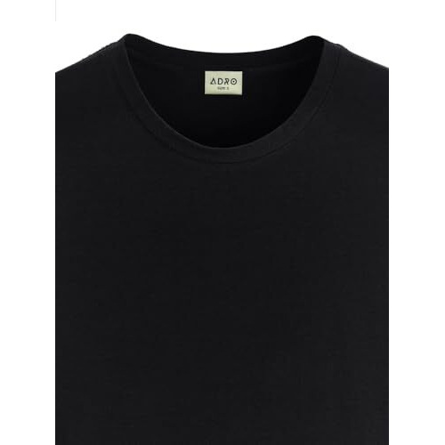 Adro Mens Fearless Printed Cotton T-Shirt_Rn24-L2-Frls-Bl-Xl Black
