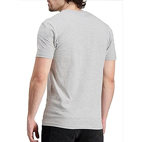 Adro Men's Bike Rider Printed Cotton T-Shirt (Rn22-2-Bik-Gr_Grey_S)