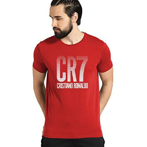 Adro Design Printed Red T-Shirt For Men & Women (Rnr-M-Cr07-Rd_Red_L)