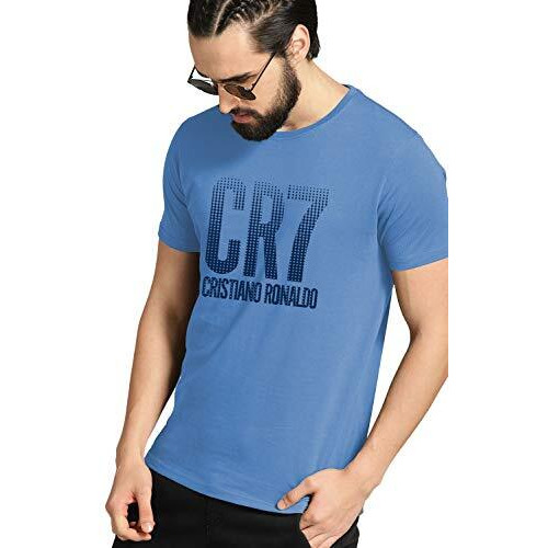 Adro Design Printed Sky Blue T-Shirt For Men & Women (Rnr-M-Cr07-Sk_Skyblue_Xl)