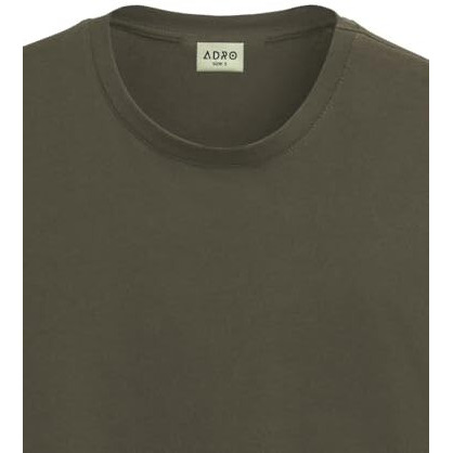 Adro Mens Flag Printed Cotton T-Shirt_Rn24-L2-Flag-Ol-L Olive