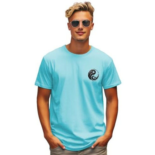 Adro T-Shirts For Menchest Printed T-Shirt For Mencotton Tshirt For Men|Rn24-Stick-Yong-Mi-S Mint