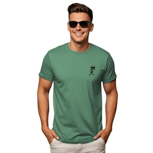 Adro T-Shirts For Menchest Printed T-Shirt For Mencotton Tshirt For Men|Rn24-Stick-Kk-Pt-L Pista
