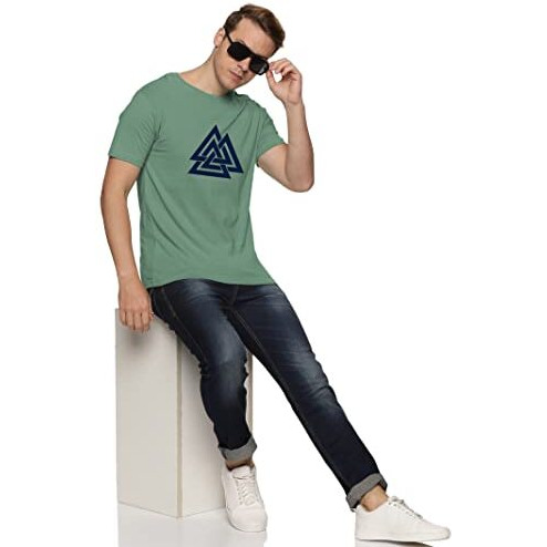 Adro Triangle Mens Printed T-Shirt (Rnr-M-Tkt-Pt_Pista_2Xl)