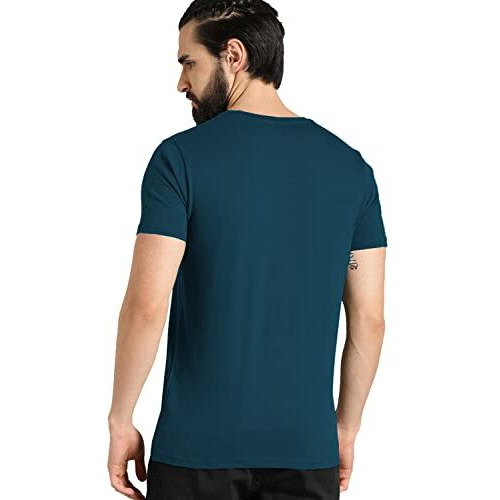 Adro Triangle Mens Printed T-Shirt (Rnr-M-Tkt-Sb_Teal_2Xl)