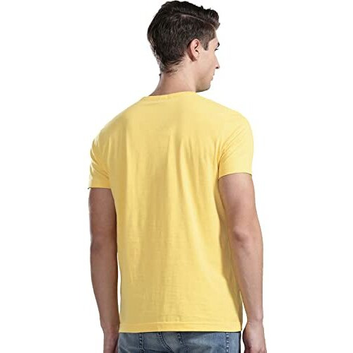 Adro Summer Adventures California Mens Printed T-Shirt (Rnr-M-Cll-Ly_Light Yellow_M)