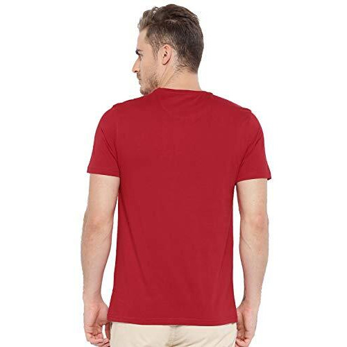 Adro Men's Usa American Flag Printed Cotton T-Shirts (Rnr-M-Nww-Rd_Red_S)
