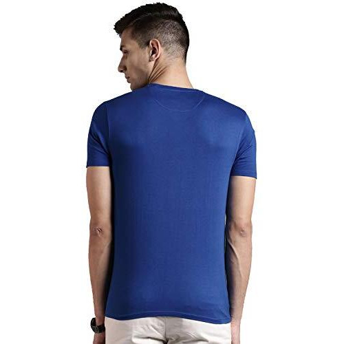 Adro Men's Usa American Flag Printed Cotton T-Shirts (Rnr-M-Nww-Rb_Royal Blue_2Xl)