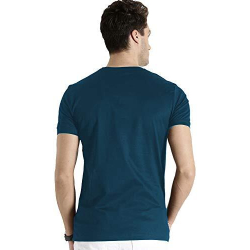 Adro Men's Usa American Flag Printed Cotton T-Shirts (Rnr-M-Nww-Sb_Teal_Xl)