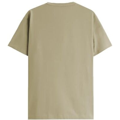 Adro Men's Solid Regular Fit T-Shirt (Rn24-Nky-Be_Beige