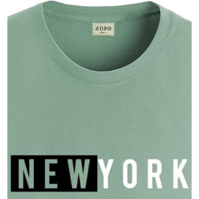 Adro Tshirt For Men | Printed T Shirt For Men | 100% Cotton T-Shirt |Printed T Shirt | T-Shirts | Rn24-Nky-Pt-M Pista