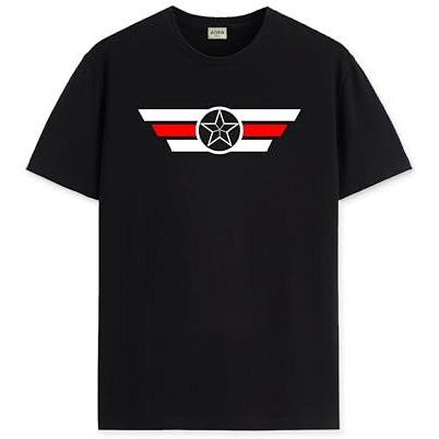 Adro Tshirt For Men | Printed T Shirt For Men | 100% Cotton T-Shirt |Printed T Shirt | T-Shirts | Rn24-Cap-Bl-2Xl Black