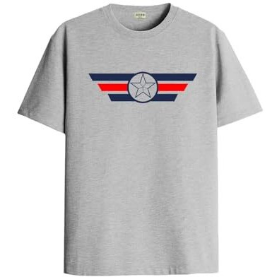 Adro Tshirt For Men | Printed T Shirt For Men | 100% Cotton T-Shirt |Printed T Shirt | T-Shirts | Rn24-Cap-Gr-S Grey